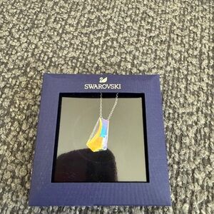 Swarovski Iridescent Crystal Pendant Necklace